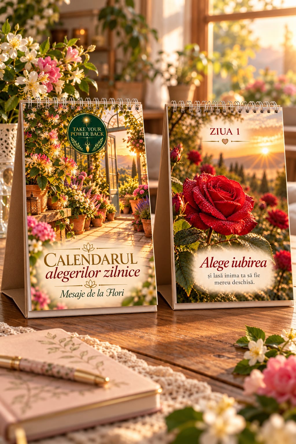 Calendarul Alegerilor Zilnice — Mesaje de la flori